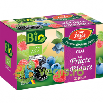 Ceai cu Fructe de Padure Ecologic/Bio 20dz