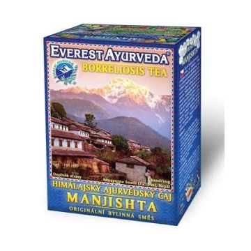 Ceai ayurvedic pentru boala capusei si boala Lyme - MANJISHTA - 100g Everest Ayurveda