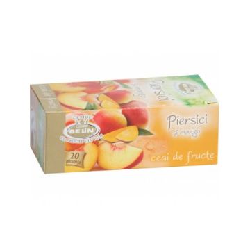 Ceai Belin cu piersici & mango, 20 doze