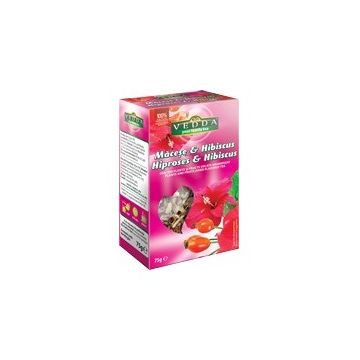 Ceai de macese si hibiscus, 75 grame