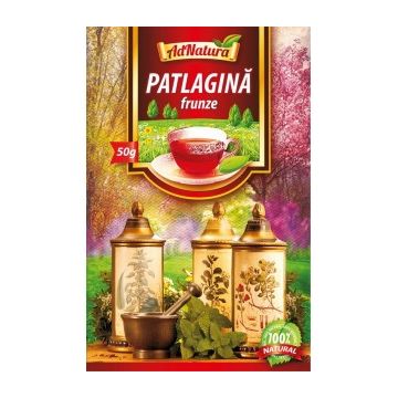Ceai din frunze de patlagina, 50 grame