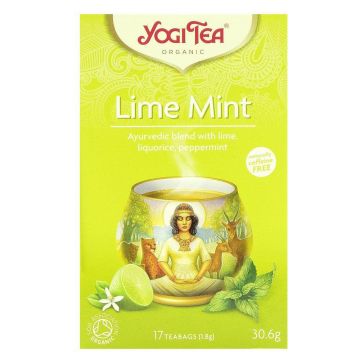 CEAI LIME SI MENTA 17pl ECO-BIO - Yogi Tea