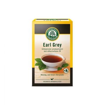 Ceai negru aromat cu ulei esential - Earl Grey - eco-bio 40g - Lebensbaum