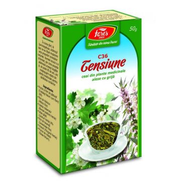 Ceai Tensiune (hipertensiune) - C36 - 50g - Fares