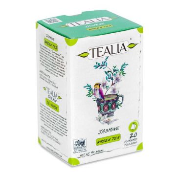 Ceai verde - Pure Ceylon cu aroma de iasomie 20pl - TEALIA - SECOM