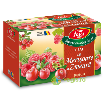 Ceai Aromfruct Merisoare Si Zmeura 20dz