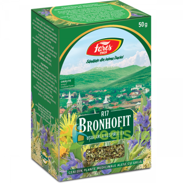 Ceai Bronhofit Usurarea Respiratiei R17 50g