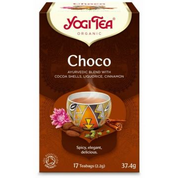 Ceai choco, bio, 17 pliculete, 34g, YogiTea