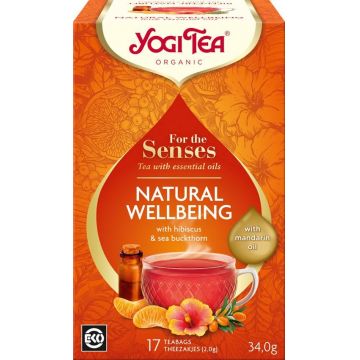 Ceai cu ulei esential, natural wellbeing, for the senses, eco-bio, 17pl - Yogi Tea