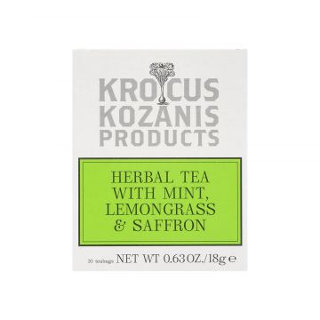 Ceai de menta, lemongrass, sisofran, 18g - Krokos Kozanis