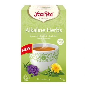 Ceai din plante alcaline Alkaline Herbs eco-bio 12pl, Yogi Tea