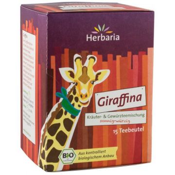 Ceai din plante si condimente Giraffina eco-bio, 15x1,8g Herbaria
