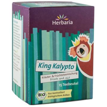 Ceai din plante si fructe King Kalypto eco-bio, 15x2G Herbaria