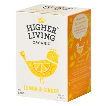 Ceai lamaie si ghimbir bio 15dz 30g Higher Living