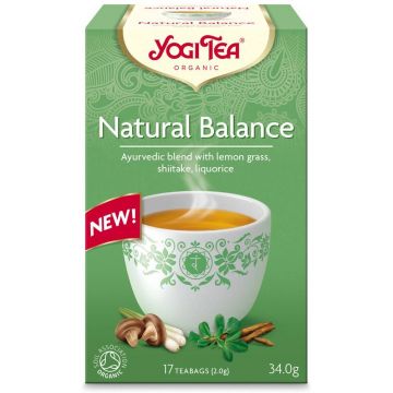 CEAI NATURAL BALANCE, ECO-BIO, 17 plicuri, YOGI TEA