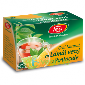 Ceai Natural Lamai Verzi si Portocale 20dz