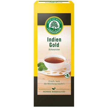 Ceai negru Indian Gold, eco-bio, 40g - LEBENSBAUM
