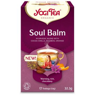 Ceai Soul Balm eco-bio, 17 pliculete - Yogi Tea