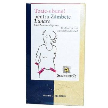 CEAI TOATE-S BUNE! PENTRU ZAMBETE LUNARE ECO-BIO, 18dz - SONNENTOR