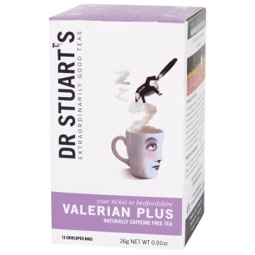 Ceai VALERIAN PLUS, 15plicuri - Dr. Stuarts