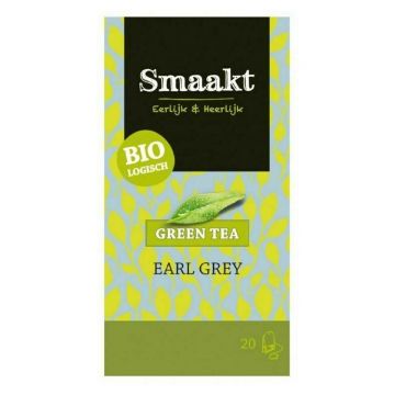 Ceai verde Earl Grey bio 20 plicuri Smaakt