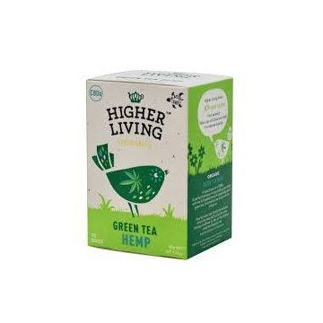Ceai verde HEMP-CANEPA eco-bio, 20 plicuri, Higher Living