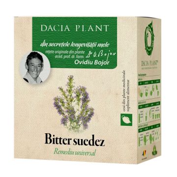 Ceai Bitter Suedez, 50g, Dacia Plant Ceai Bitter Suedez, 50g, Dacia Plant