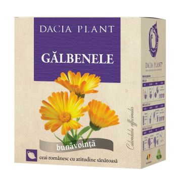 Ceai de galbenele, 50g, Dacia Plant Ceai de galbenele, 50g, Dacia Plant