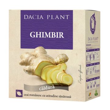 Ceai de ghimbir, 50g, Dacia Plant Ceai de ghimbir, 50g, Dacia Plant