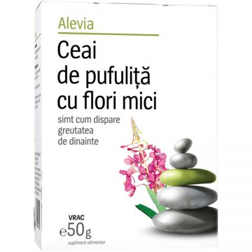 Ceai de pufulita cu flori mici, 50g, Alevia Ceai de pufulita cu flori mici, 50g, Alevia