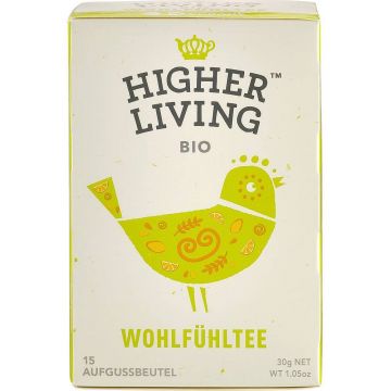 Ceai pentru stare de bine, 15 plicuri, 30 g, Higher Living