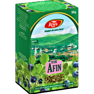 Fares ceai de afin frunze - 50 grame