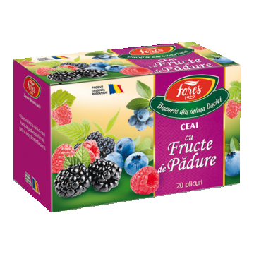 fares ceai fructe de padure x 20 plicuri