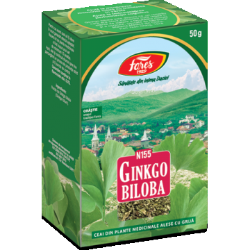 fares ceai frunze ginko biloba 50g