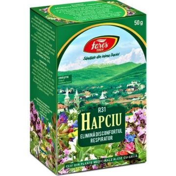 Fares ceai Hapciu eliminare disconfort respirator - 50 grame