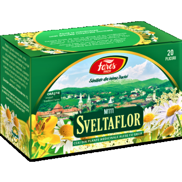Fares Sveltaflor ceai - 20 plicuri
