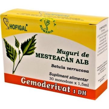 hofigal gemoderivat muguri de mesteacan alb 1.5ml x 30 monodoze