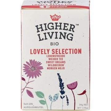 Selectie de ceaiuri, eco-bio, 20 plicuri, Higher Living