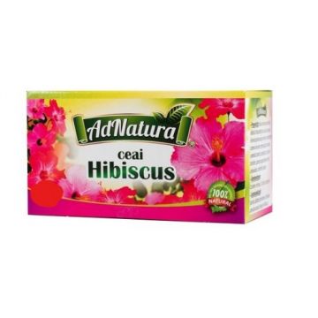adnatura ceai hibiscus ctx20 dz