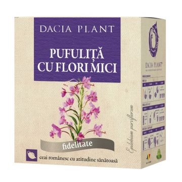 Ceai de pufulita cu flori mici, 50g, Dacia Plant