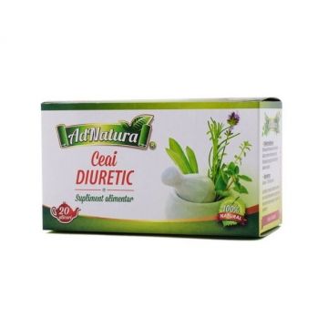 Ceai diuretic, 20 plicuri, AdNatura