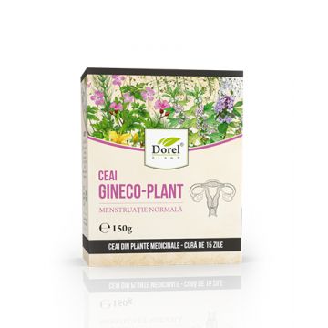 Ceai Gineco-plant (uz intern) menstruatie normala, 150g, Dorel Plant