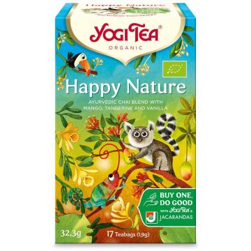 Ceai Happy Nature Eco-Bio 17 pliculete - Yogi Tea