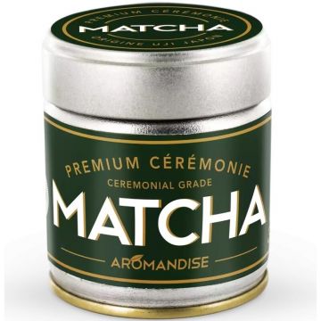 Ceai matcha premium grad ceremonial, bio, 30g, Aromandise