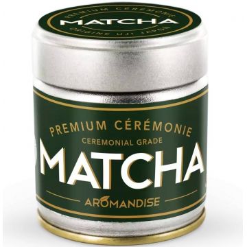 Ceai matcha premium grad ceremonial, eco-bio, 30g - Aromandise