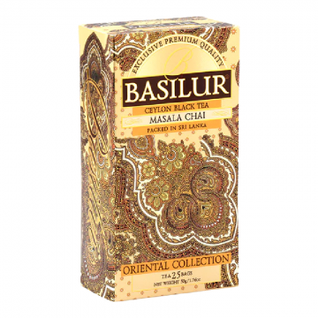 Ceai negru, Masala Chai, 25 plicuri, Basilur