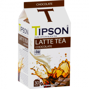 Ceai Latte negru pur ceylon Chocolate 2,5gx30dz - TIPSON