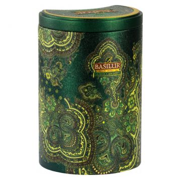 Ceai verde ceylon cu menta cutie metalica Moroccan Mint, 100g, Basilur Ceai verde ceylon cu menta cutie metalica Moroccan Mint, 100g, Basilur