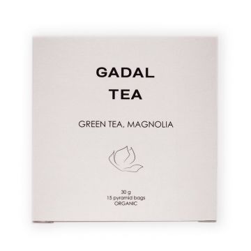 Ceai verde cu magnolie, bio, 15 piramide, Gadal Tea