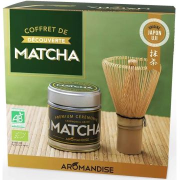 Set pentru ceai ceremonial matcha, eco-bio, 30g - Aromandise